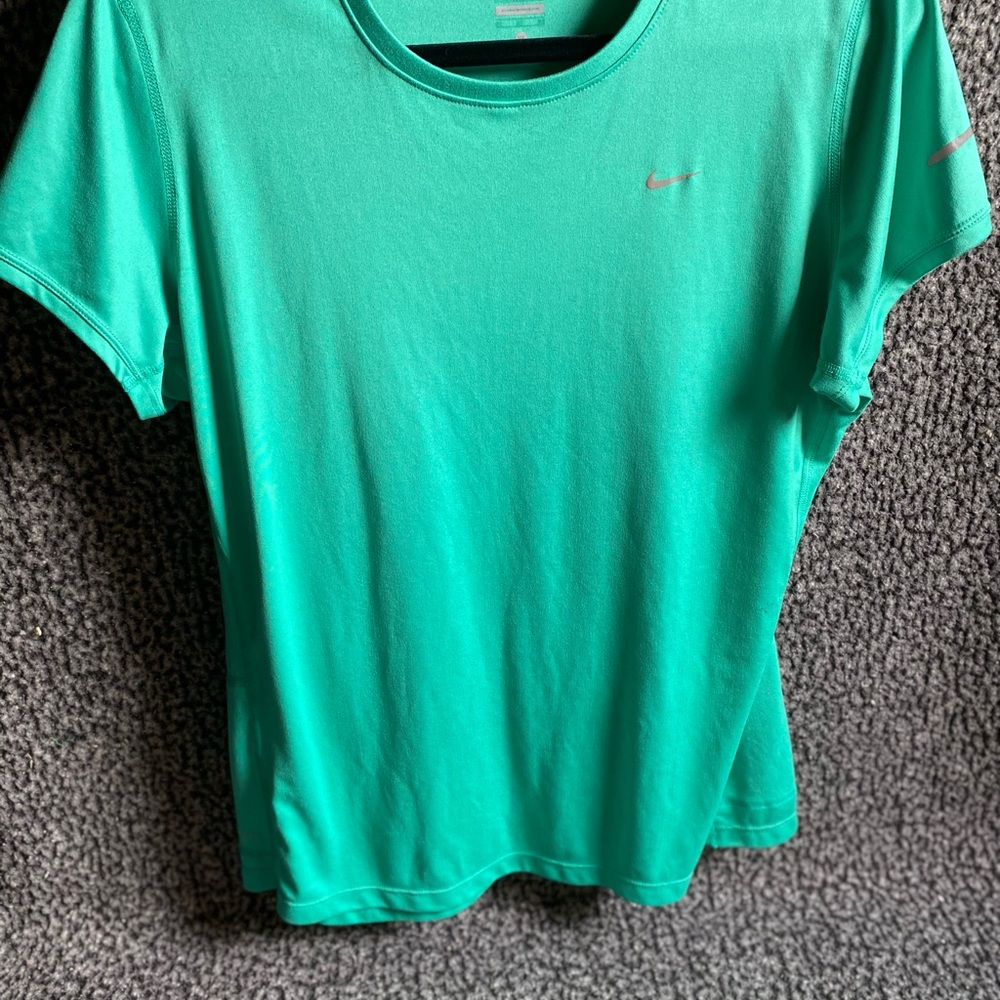 Nike Women’s Short-Sleeve Athletic Tee — Teal Green - Picture 5 of 7